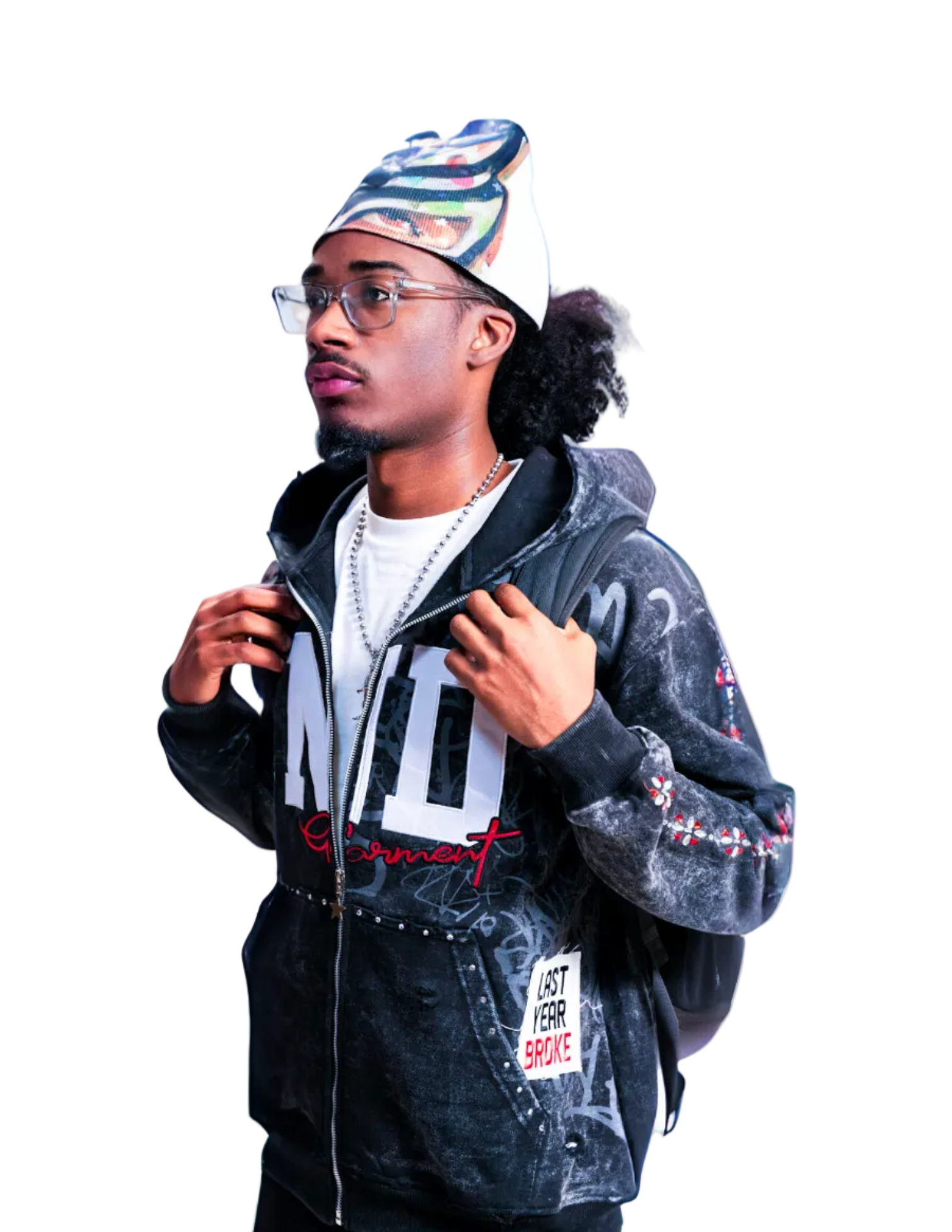 “ONYX BLACK” IND ZIP-UP